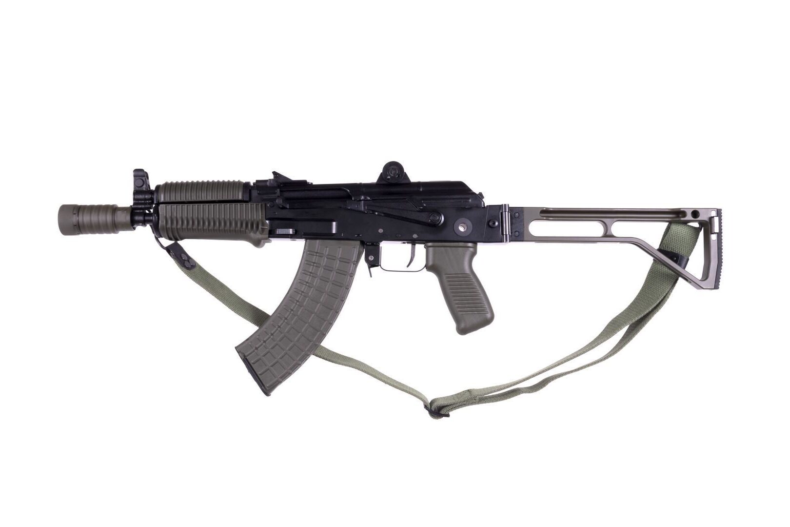 Arsenal AR-M14SF TACT 7.62x39mm OD Green right-side folding stock