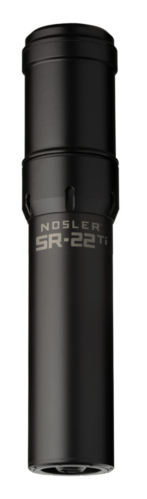 Nosler SR-22Ti .22 LR Black 7.53in 1.74in 1/2x28