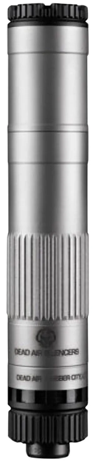 Dead Air Mojave 9 Silver 9mm 1/2-28 piston included