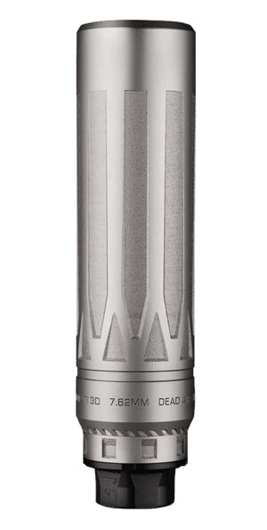 Dead Air Nomad-Ti XC Silver 5/8-24 Direct Thread 6.74in
