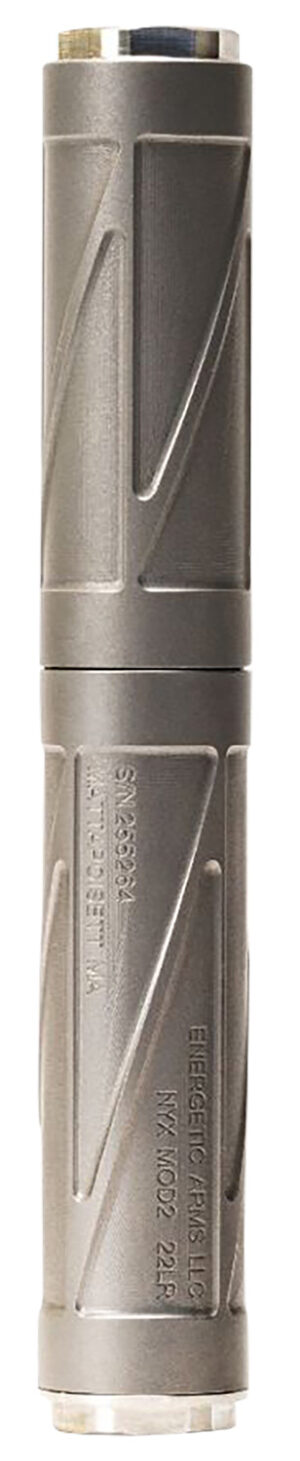 Energetic NYX Mod2 .22 LR Silver bead-blast finish titanium
