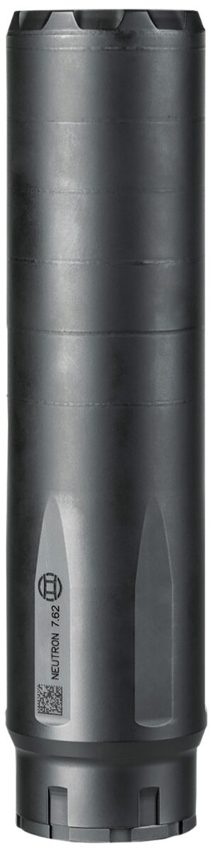Gemtech Neutron 7.62 Black 6.6in 1.64in diameter 5/8x24