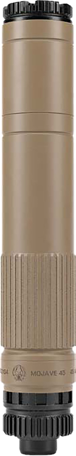 Dead Air Mojave 45 FDE titanium suppressor side view 8.6 in