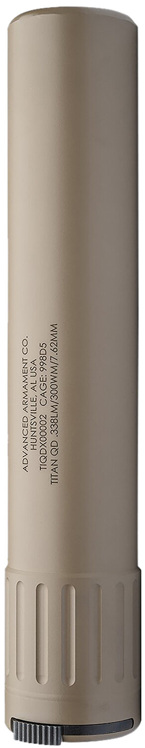 AAC Titan-QD 338LM/8.6BLK FDE Titanium 1.85 inch diameter