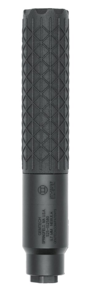 Gemtech Nebula 5.7 black 5.7x28mm direct thread 1/2x28 1.20 in diameter