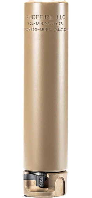 SureFire SOCOM762-MINI2 Flat Dark Earth Fast-Attach 7.62mm suppressor
