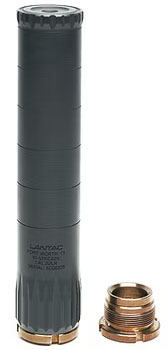 Lantac M-SPEC22S .22 LR Black finish, modular five-baffle design