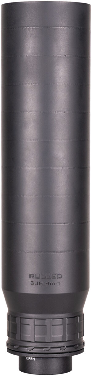 Rugged Sub9 in High-Temp Cerakote Black with RU3 universal 3-lug mount