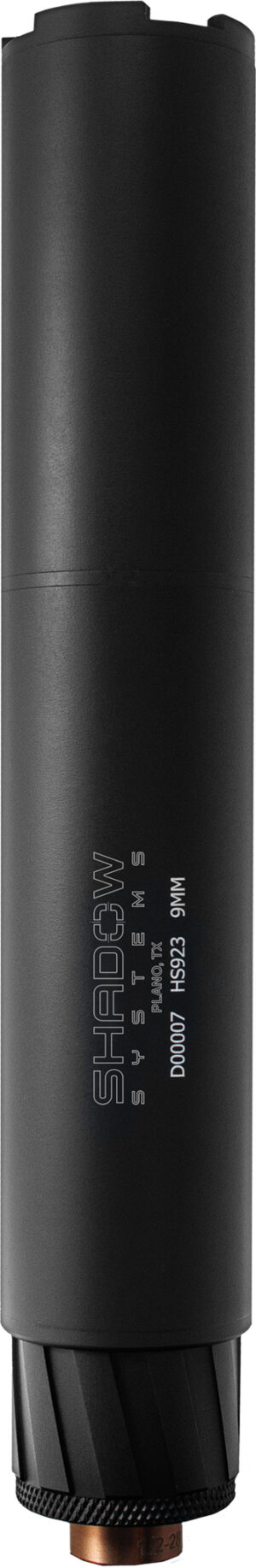 Shadow Systems HS923 9mm modular suppressor Black Anodized 7075 Aluminum