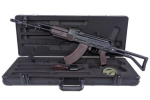 Arsenal SAM7SF 7.62x39mm Semi-Auto Rifle With Plum Furniture & AR-M5F Rail System Plum 30rd Mag