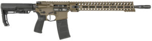 Patriot Ordnance Factory 01752 Minuteman Direct Impingement 5.56 NATO 16.50" 30+1 Patriot Brown Receiver/14.5" M-LOK Handguard Black Nitride Barrel Black Polymer Grip 6 Position MFT Stock
