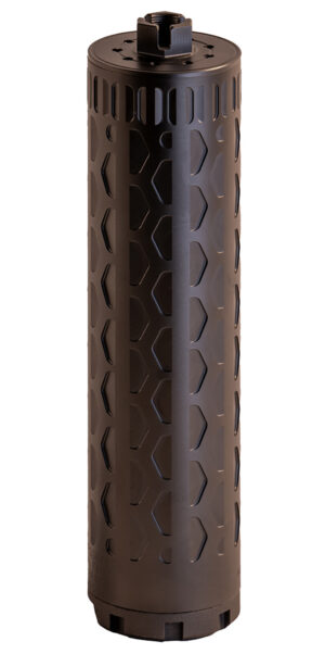 BOE Suppression Boe-TI-46-6 MOD1 .450 Bushmaster 1.75" Black Titanium 1.375"X24