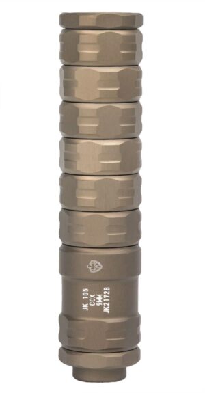 JK Armament JK105CCX9FDE CCX 9mm Luger 1.05" FDE 1/2"x28