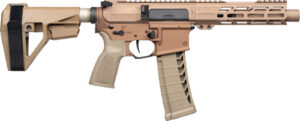 CMMG Banshee Mk4 .22 LR Pistol 4.5" with ZEROED .22 LR Suppressor Bronze