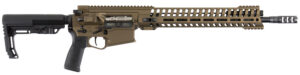 Patriot Ordnance Factory 01467 Revolution Gen 4 .308 WIN,7.62 NATO 16.50" 20+1 Burnt Bronze 6 Position MFT Bms Minimalist Stock M-LOK