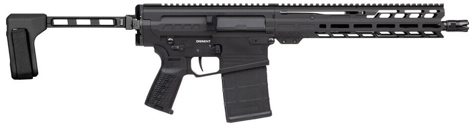 CMMG Dissent MK3 8.6 BLK 12.5" Black Brace