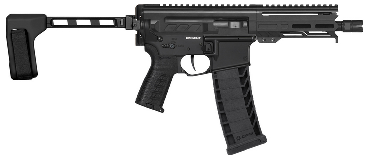 CMMG Dissent MK4 9mm 6.5" Black Brace