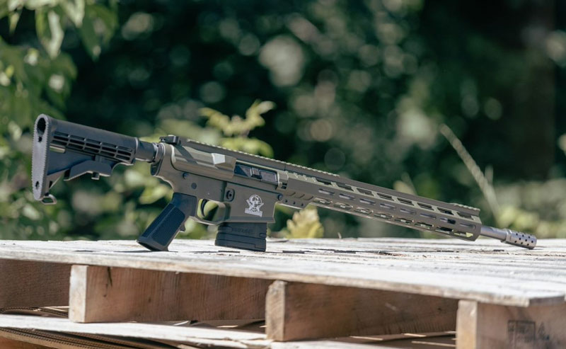 Great Lakes Firearms AR10 Rifle .308 Win 18" S/S Barrel 10-SHOT OD Green - Image 4