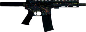 Great Lakes GLFA AR-15 .223 Wylde 7.5" Splatter Black