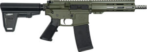 Great Lakes GLFA AR-15 .223 Wylde 7.5" SS OD Green Brace