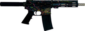 Great Lakes GLFA AR-15 .223 Wylde 7.5" SS Splatter Black