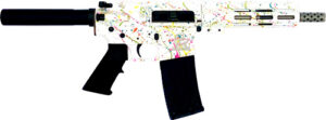 Great Lakes GLFA AR-15 .223 Wylde 7.5" SS Splatter White