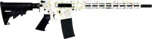 Great Lakes Firearms AR15 Splatter .223 Wylde 16" Nit Barrel White