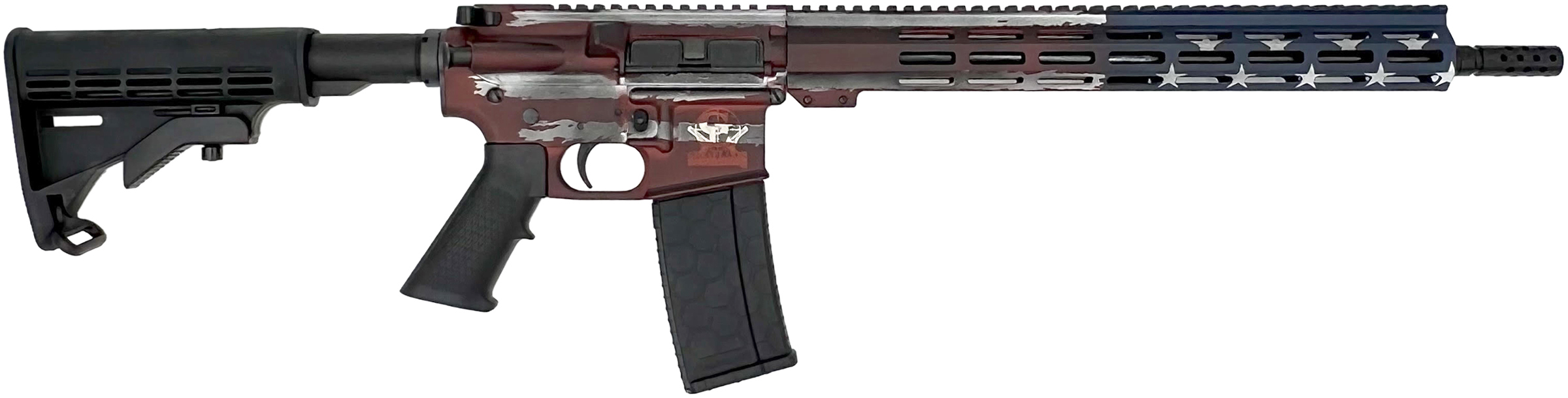 Great Lakes Firearms AR-15 5.56 NATO 16 Rwb American Flag 30rd