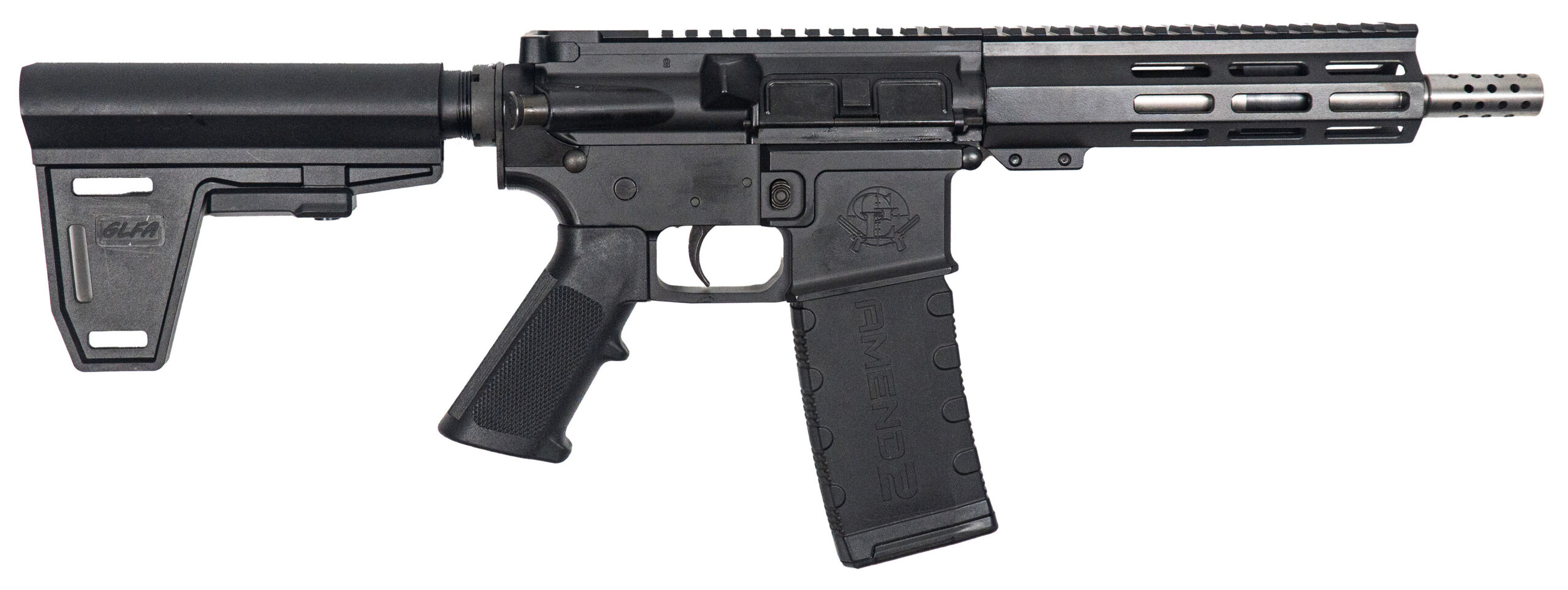 Great Lakes GLFA AR-15 .223 Wylde 7.5" SS Black