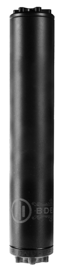 PWS BDE Cerakote Black titanium suppressor 1/2x28