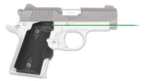 Crimson Trace Lasergrips for Kimber Micro 9, Green Laser, Black