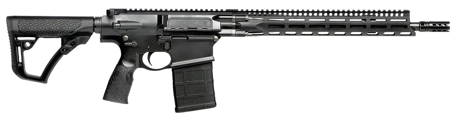 Daniel Defense 0215707258047 DD5 V3 7.62x51mm NATO 16" 20+1 Black Hard Coat Anodized Black Phosphate 6 Position w/SoftTouch Overmolding Stock Black Polymer Grip