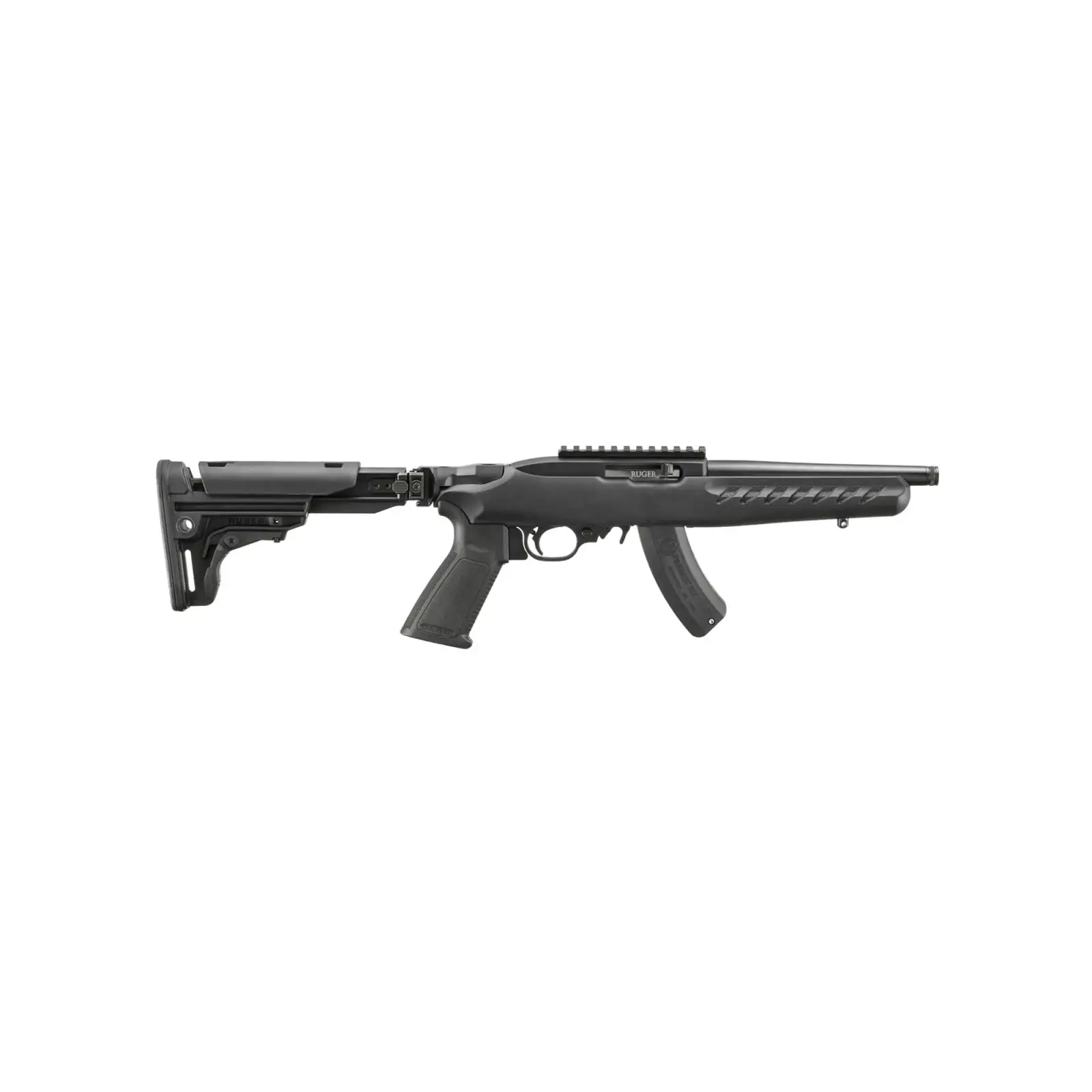 RUGER 10/22 SBR 22LR 8" T.B. BLACK 1-15RD MAG - Image 2