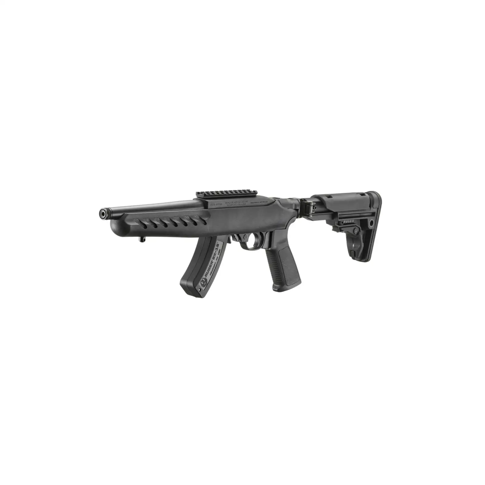 RUGER 10/22 SBR 22LR 8" T.B. BLACK 1-15RD MAG - Image 3