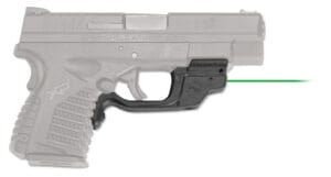 Crimson Trace Laserguard for Springfield XD-S, Green Laser, Black