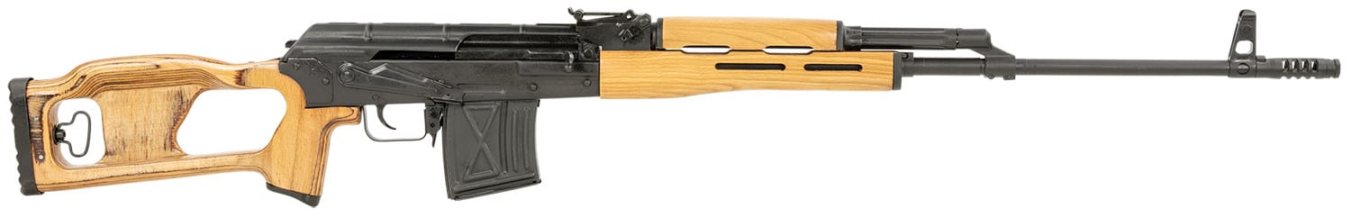 Century Arms RI035N PSL 7.62x54mmR 10+1 24.50" Chrome-Lined Steel Barrel, Black Stamped Receiver, Brown Fixed Thumbhole Stock (Romanian Built)