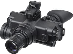 AGM Global Vision 12W7P122154211 Wolf-7 PRO NW1 Night Vision Goggles Black 1x 27mm, Generation 2+ Level 1, 45-54 lp/mm Resolution, White Filter
