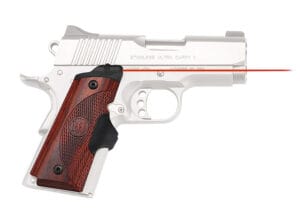 Crimson Trace LG902 Lasergrips for 1911 Compact, Rosewood