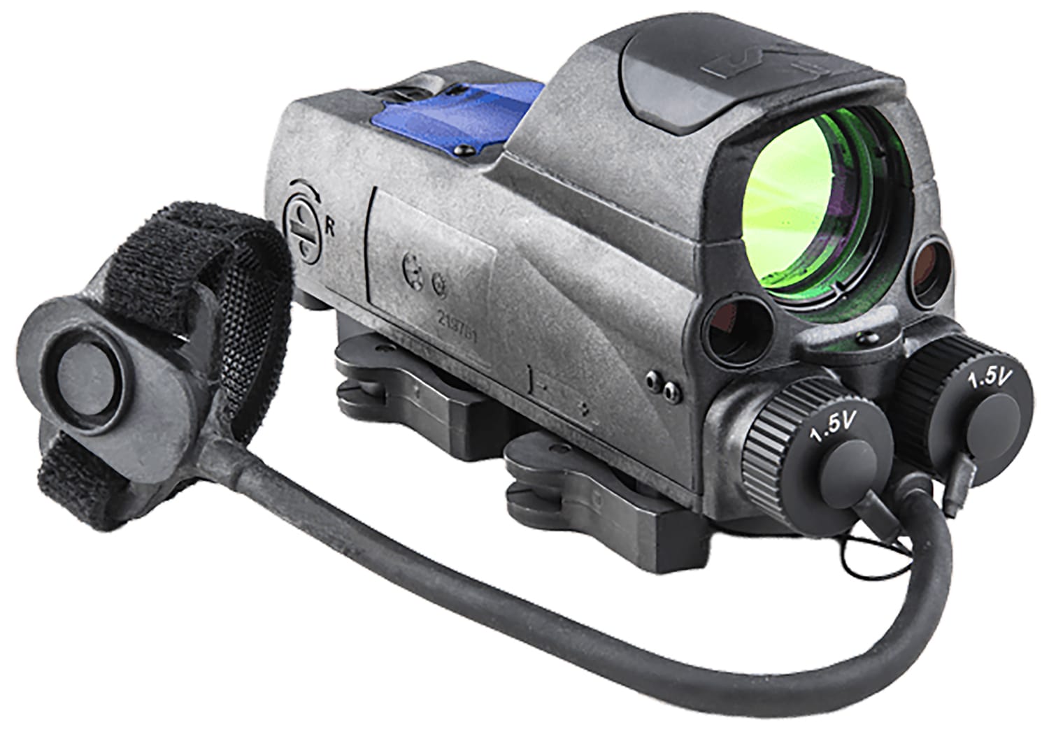 Meprolight MOR PRO Reflex Sight 4.3 MOA Red Dot with Red & IR Laser Black