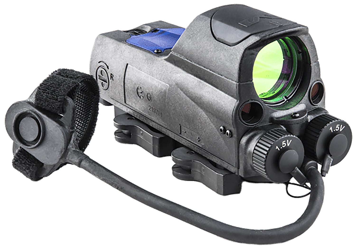 Meprolight MOR PRO Reflex Sight 4.3 MOA Green Dot with Green & IR Laser Black