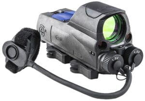 Meprolight MOR PRO Reflex Sight 2.2 MOA Red Dot / Bullseye with Red & IR Laser Black