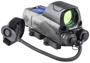Meprolight MOR PRO Reflex Sight 2.2 MOA Green Dot / Bullseye with Green & IR Laser Black