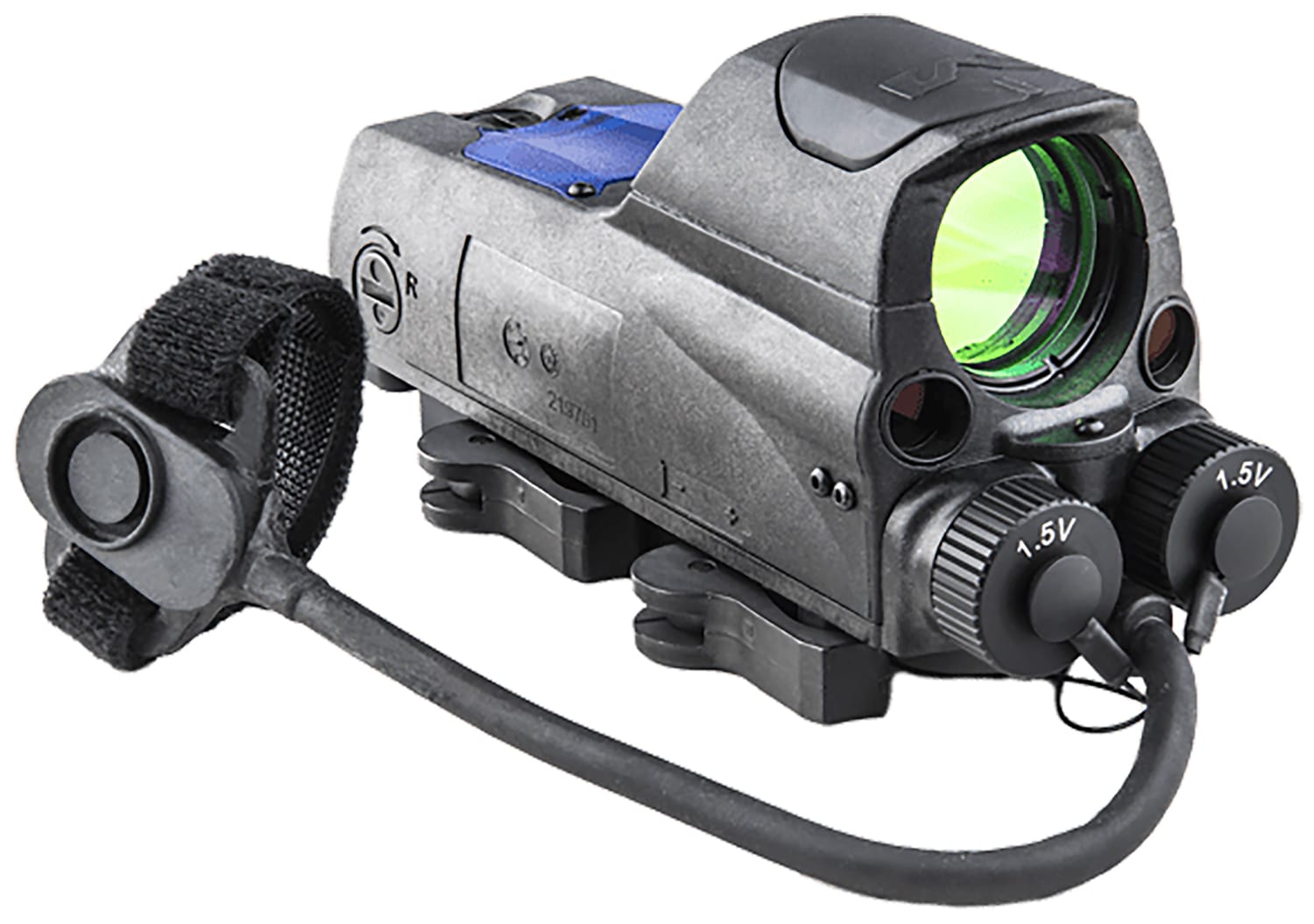 Meprolight MOR PRO Reflex Sight 2.2 MOA Green Dot / Bullseye with Green & IR Laser Black