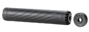 Anechoic X30LB Anechox 30L  30Cal/7.62mm/300Mag Black Stainless Steel/Titanium 1 3/8"x24 w/ 5/8"x24 DTA