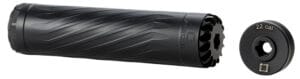 Anechoic X223B Anechox 223  223/5.56mm/22-250Rem Black Stainless Steel/Titanium 1 3/8"x24 w/ 1/2"x28 DTA