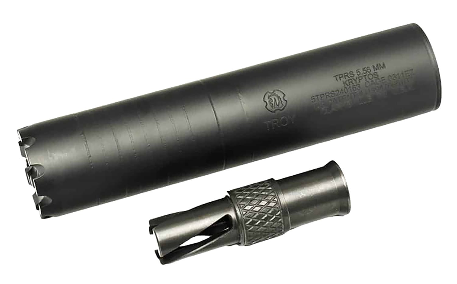 Troy Ind SSIL556KRKTBT Kryptos 5.56 1.65" Black Stainless Steel