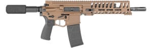 Patriot Ordnance Factory 01800 P415 Edge  300 Blackout 30+1 10.50" Black Nitride Burnt Bronze Cerakote Receiver