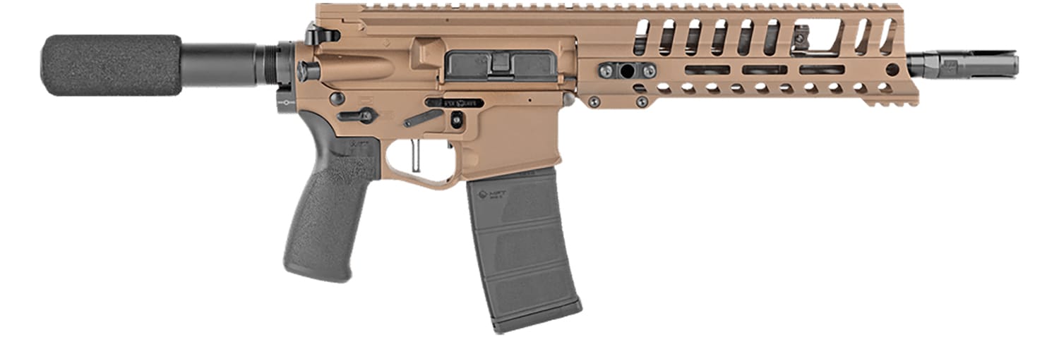 Patriot Ordnance Factory 01800 P415 Edge 300 Blackout 30+1 10.50" Black Nitride Burnt Bronze Cerakote Receiver