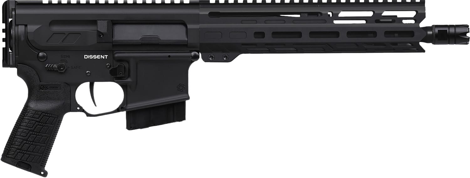 CMMG 34A840F-AB Dissent MK4 338 ARC 10+1 10.50" Black Nitride Threaded Barrel, 9.60" M-LOK Handguard, Black Armor Cerakote Aluminum Picatinny Rail Receiver, Rear Picatinny Rail, CMMG Zeroed Grip