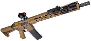 Shark Coast Tactical Sunrise AR-15 5.56 NATO Rifle Bundle 16" Flat Dark Earth